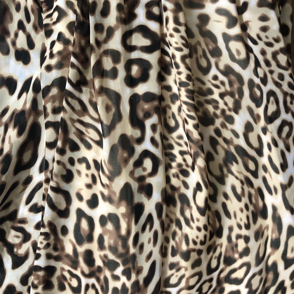 Lavender Brown Cheetah/Leopard Dress - Picture 4 of 4